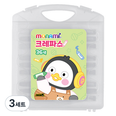 monAmi Pengsoo蠟筆 36種組, 3套, 36色