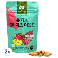 유기농 칠리치즈 아몬드, 100g, 2개