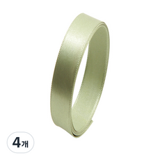 BR 공단 리본끈 10mm, H37카키, 45m, 4개