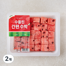 수플린 간편 수박, 2개, 1.2kg