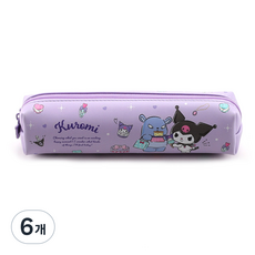 三麗鷗 酷洛米 基本鉛筆盒, 混合顏色, 6個