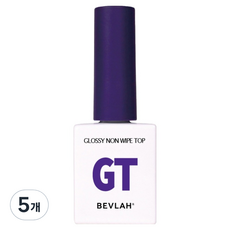 BEVLAH 亮光上層免擦封層凝膠, 10ml, 5個, 透明