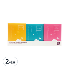 페이처 소록차 3종 세트, 레드청귤차 + 감잎민트차 + 귤피차, 2세트