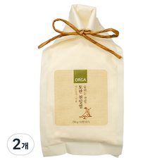 올가홀푸드 숨쉬는 갯벌 토판 천일염 가는입자, 750g, 2개