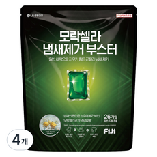 피지 모락셀라 냄새제거 부스터 캡슐 상쾌한 허브향, 468g, 26개입, 4개