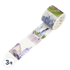 CARD LOVER 信的戀人 世界城市系列紙膠帶 40mm*7m, 巴西, 3捲