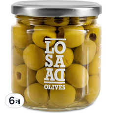 로사다 피티드 고달 올리브, 345g, 6개