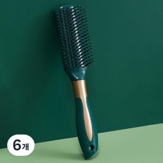 블루리빙 마사지 머리 빗 웻, 혼합색상, 6개