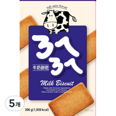 [쿠팡수입]네이네이 밀크비스켓, 396g, 5개