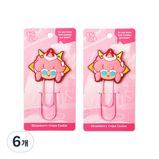 쿠키런 킹덤 빅클립 2탄 딸기크레페, 1개입, 6개