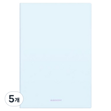 델리 파스텔 소프트커버 양장 다이어리 EN140L, 블루, 5개 블루, 5개