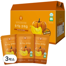 몸애쏙쏙 유기농 호박즙 30p, 3L, 3박스