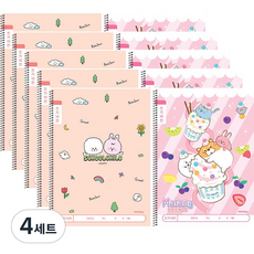 아이비스 초등슬림쓰기 10칸 숑숑프랜즈 5p + 아이스크림 5p 세트, 혼합색상, 4세트