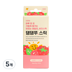 베터 댕댕쭈 스틱 강아지 비타민간식 8p, 5개, 스트로베리&라즈베리