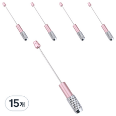 미소로운 DIY 연필깍지, 핑크, 15개