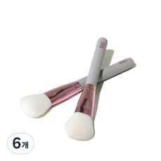 칠페이스 로즈골드 페이스 파우더 브러쉬 308, 혼합색상, 6개