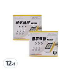 오상헬스케어 글루코랩 인포피아 혈당시험지 50p, 12개