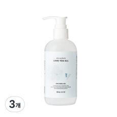 LOVE YOU ALL 蘆薈鎮靜凝膠, 235ml, 3個
