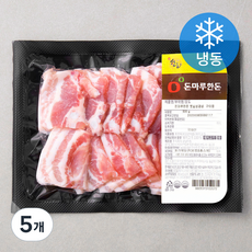 돈마루한돈 옛날 삼겹살 구이용 (냉동), 500g, 5개