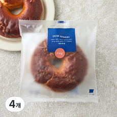 도제식빵 탕종 프레첼 베이글, 90g, 4개, 1개입