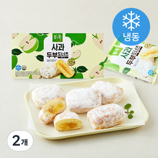 풀스쿡 사과 두부 도너츠 미니 (냉동), 35g, 2개, 6개입