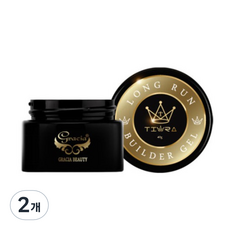 TIARA 그라시아재팬 롱런 빌더 젤 네일글루 40g, 2개