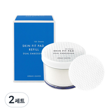 Urban Leaves 雙壓紋貼膚墊 60p + 補充裝 120p 套裝, 2組