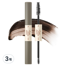 씨드비 채우담 듀얼 새치 커버 마스카라 10g, 3개, 다크브라운