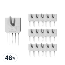 KOKKOPIN 強力U型, 白色, 48個