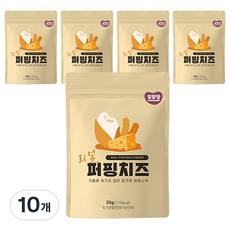 또또맘 리얼 퍼핑 유아과자, 치즈, 10개, 25g