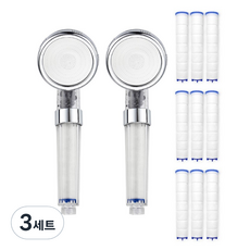 INNOHOUSE 濾芯蓮蓬頭 2入+濾芯 11入組, 混色, 3組