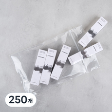 혜림봉투 PE손잡이 지퍼백 30 x 6 + 39, 투명, 250장