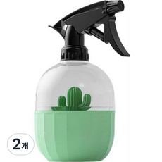 블랙트리 다육이 원예용 스프레이 분무기 500ml, 2개, 그린