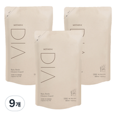 마더케이 유아용 디아 젖병세정제 리필형, 400ml, 9개