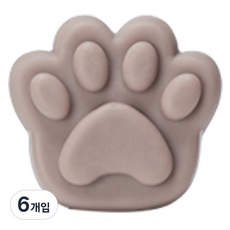 카트린느 캣 스탬프 우산꽂이, 6개입, 코코아