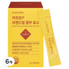 Dr.ROOTEM Kamut小分子穀物昆布酵素粉, 6個, 30份