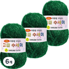 Yarna 大容量豪華洗地機106粉紅100克, 104墨綠, 6個