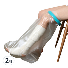 T'obi.m 成人腿部石膏防水套 短版 FS-2103, 混合顏色, 2個