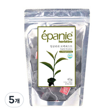 에빠니 잉글리쉬 블랙퍼스트 삼각망 티백, 1.5g, 30개입, 5개