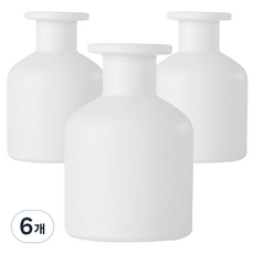 꼬까 시약병 디퓨저 용기, 매트화이트, 50ml, 6개