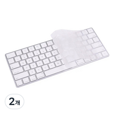 애니클리어 애플 매직키보드 TPU 키스킨 A3203, 투명, 2개