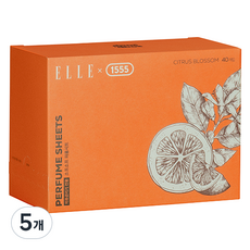 1555 Soff Soff 衣物護理香氛紙 柑橘花香 正裝, 40入, 5個