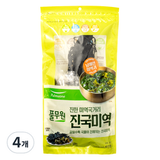 풀무원 진한 미역국거리 진국미역, 4개