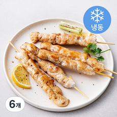 푸드장 닭 안심꼬치 5개입 (냉동), 300g, 6개