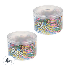 Bluemato 彩色迴紋針2, 400入, 4個