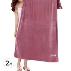 원이네 심플 바스타월, 퍼플, 2개
