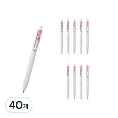 Uni 三菱 ball One 中性墨水筆 0.5mm, 淺粉紅色, 40個