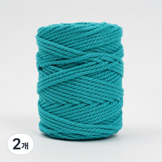 SEVY 編繩棉繩 450g 4mm*100m, 11玉藍, 2個