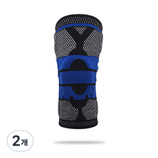 제이앤에이 프리미엄 소프트 무릎 보호대, 2개, 진블루그레이