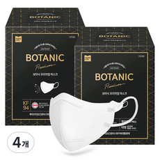 모나리자 보타닉 마스크 KF94, 25개입, 4개, 화이트